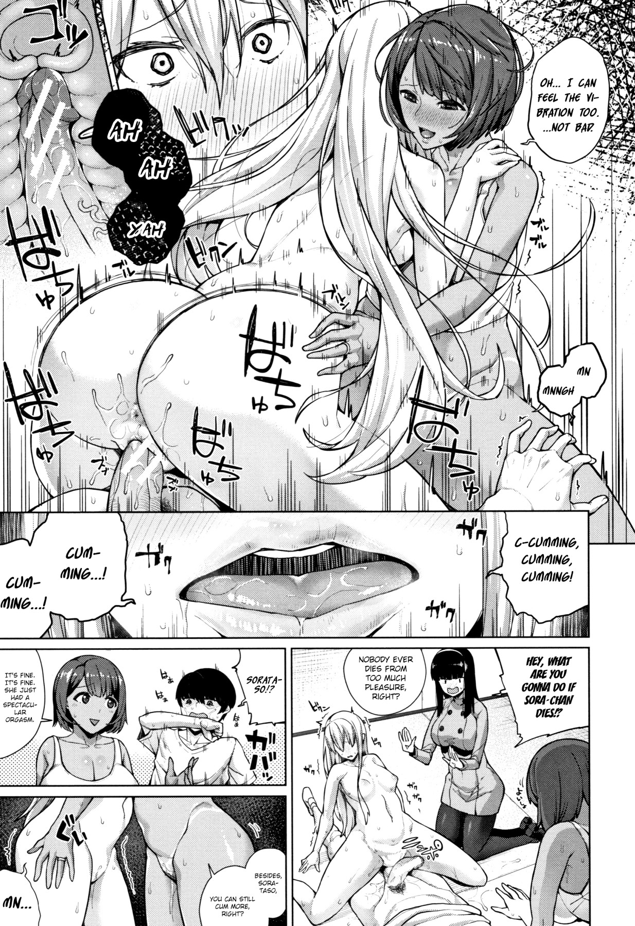 Hentai Manga Comic-Juggy Girls Who Give in With a Little Push-Read-58